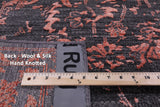 Grey Persian Hand Knotted Wool & Silk Rug - 8' 2" X 10' 2" - Golden Nile