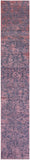 Grey Contemporary Hand Knotted Wool & Silk Runner Rug - 2' 7" X 14' 9" - Golden Nile