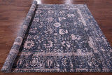 Grey Persian Hand Knotted Wool & Silk Rug - 8' 1" X 10' 2" - Golden Nile