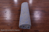 Grey Persian Hand Knotted Wool & Silk Rug - 8' 2" X 10' 0" - Golden Nile