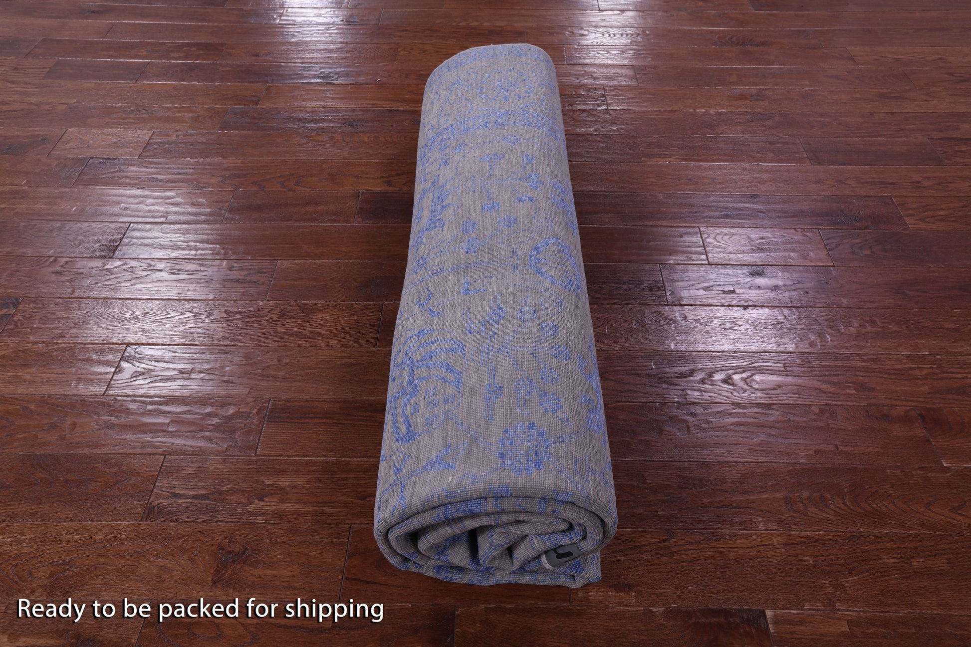 Grey Persian Hand Knotted Wool & Silk Rug - 8' 2" X 10' 0" - Golden Nile