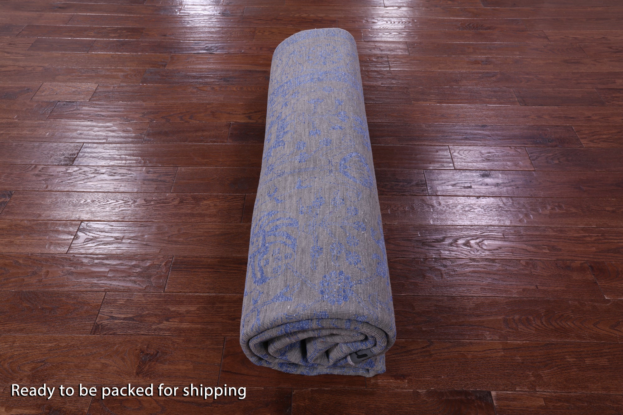 Grey Persian Hand Knotted Wool & Silk Rug - 8' 2" X 10' 0" - Golden Nile