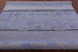 Grey Persian Hand Knotted Wool & Silk Rug - 8' 2" X 10' 0" - Golden Nile