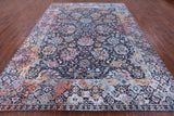 Grey Persian Hand Knotted Wool Rug - 8' 11" X 11' 11" - Golden Nile