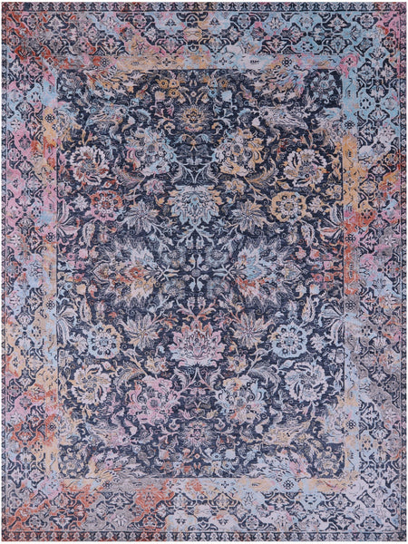 Grey Persian Hand Knotted Wool Rug - 8' 11" X 11' 11" - Golden Nile