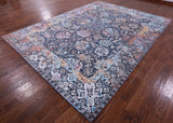 Grey Persian Hand Knotted Wool Rug - 8' 11" X 11' 11" - Golden Nile