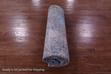 Abstract Modern Hand Knotted Wool & Silk Rug - 8' 0" X 10' 0" - Golden Nile