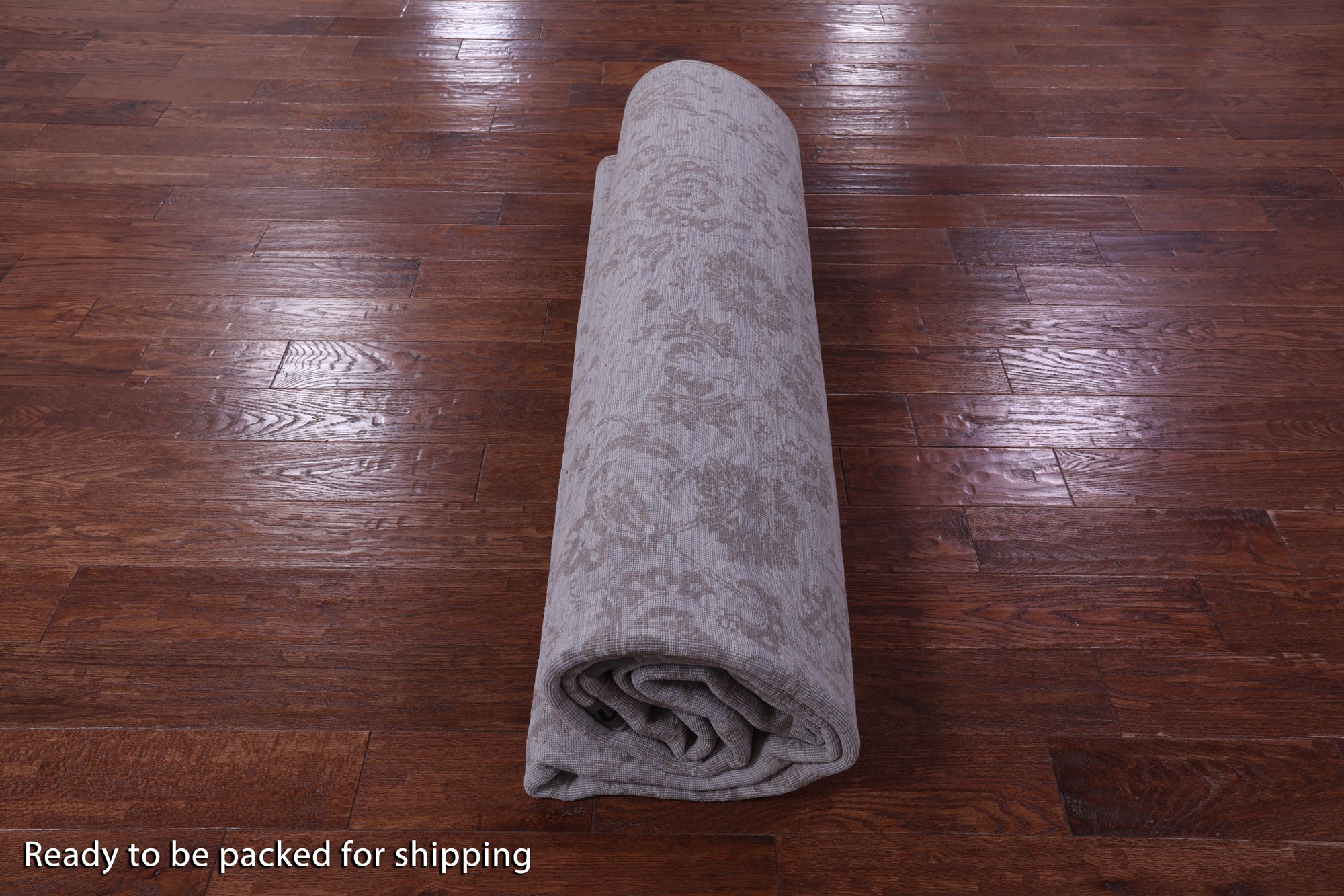 Grey Persian Hand Knotted Wool & Silk Rug - 8' 10" X 11' 9" - Golden Nile