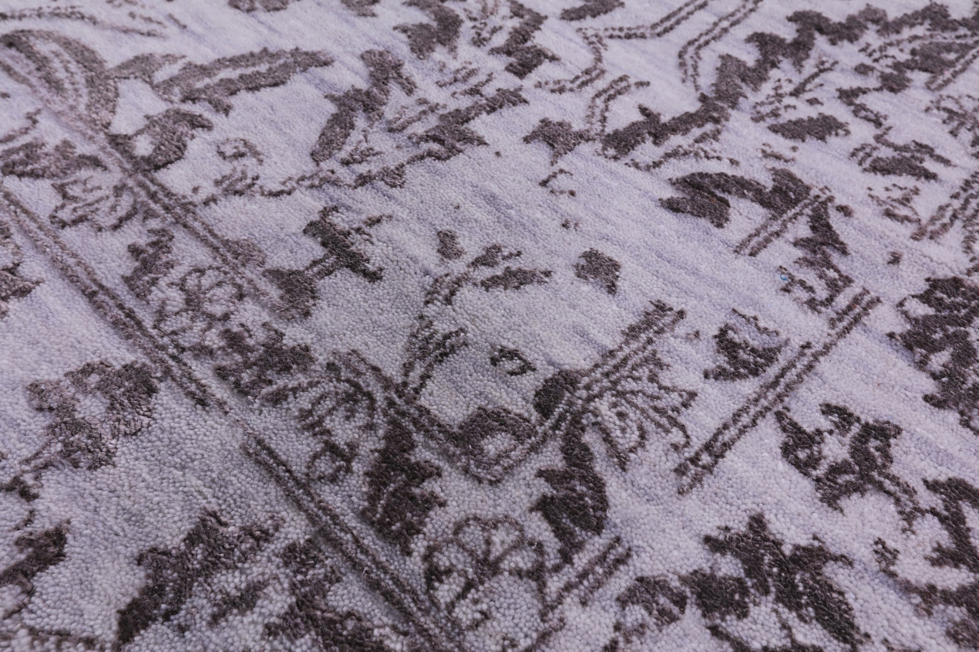 Grey Persian Hand Knotted Wool & Silk Rug - 8' 10" X 11' 9" - Golden Nile