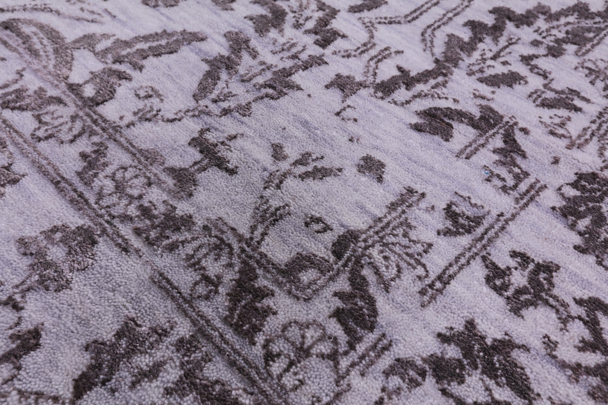 Grey Persian Hand Knotted Wool & Silk Rug - 8' 10" X 11' 9" - Golden Nile