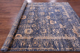 Grey Persian Handmade Wool & Silk Rug - 8' 1" X 10' 1" - Golden Nile