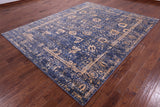 Grey Persian Handmade Wool & Silk Rug - 8' 1" X 10' 1" - Golden Nile