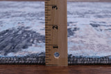 Abstract Modern Hand Knotted Wool & Silk Rug - 7' 11" X 10' 3" - Golden Nile