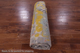 Contemporary Modern Handmade Wool Rug - 8' 11" X 11' 11" - Golden Nile