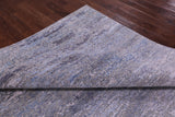 Contemporary Modern Hand Knotted Wool & Silk Rug - 7' 11" X 10' 6" - Golden Nile