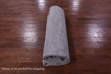 Contemporary Modern Hand Knotted Wool & Silk Rug - 7' 11" X 10' 6" - Golden Nile