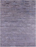 Contemporary Modern Hand Knotted Wool & Silk Rug - 7' 11" X 10' 6" - Golden Nile
