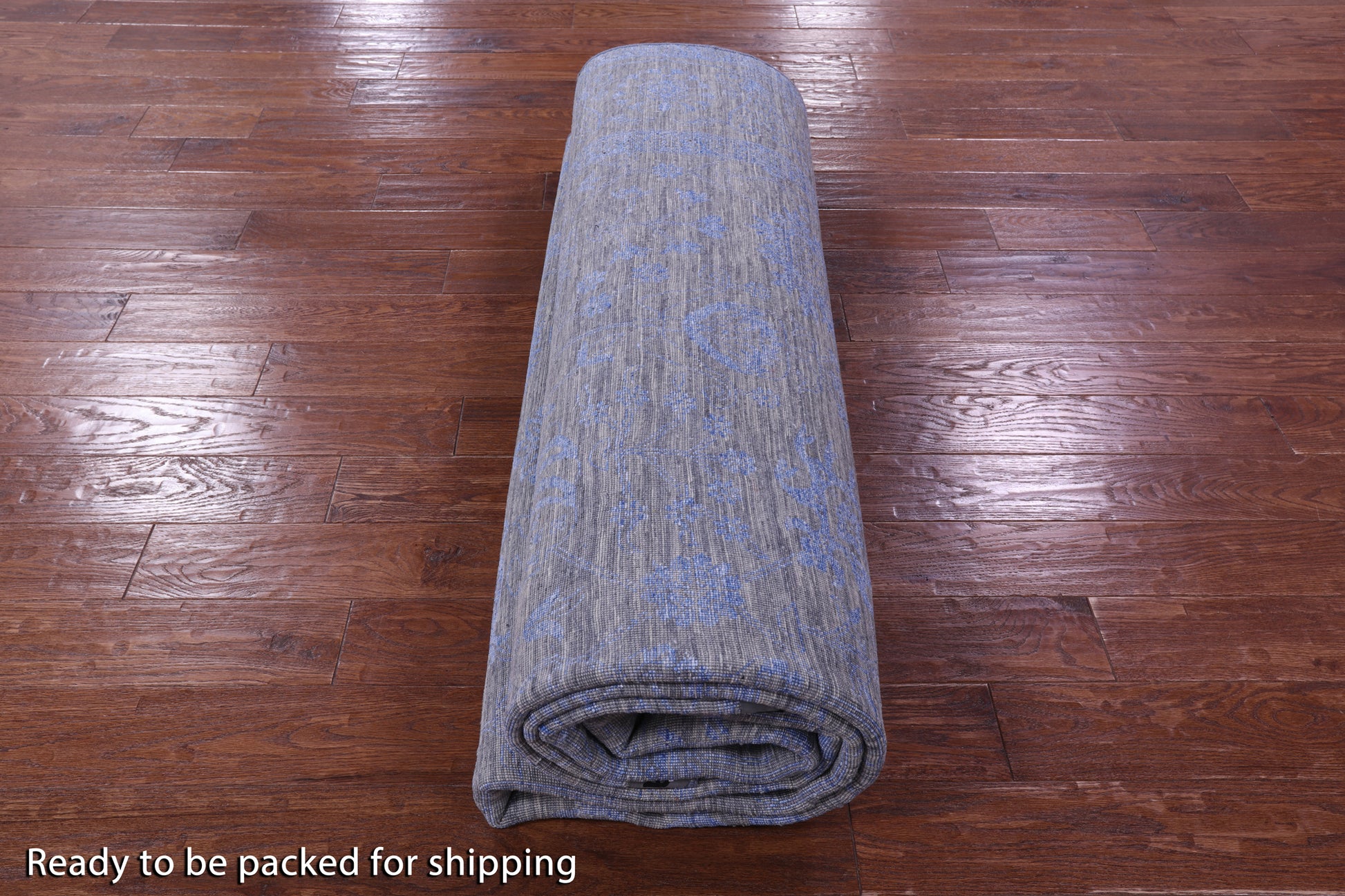 Grey Persian Hand Knotted Wool & Silk Rug - 9' 0" X 12' 2" - Golden Nile