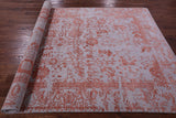 Grey Persian Handmade Wool & Silk Rug - 5' 10" X 9' 1" - Golden Nile