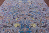 Grey Turkish Oushak Handmade Wool Rug - 9' 2" X 12' 2" - Golden Nile
