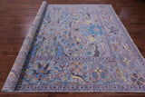 Grey Turkish Oushak Handmade Wool Rug - 9' 2" X 12' 2" - Golden Nile