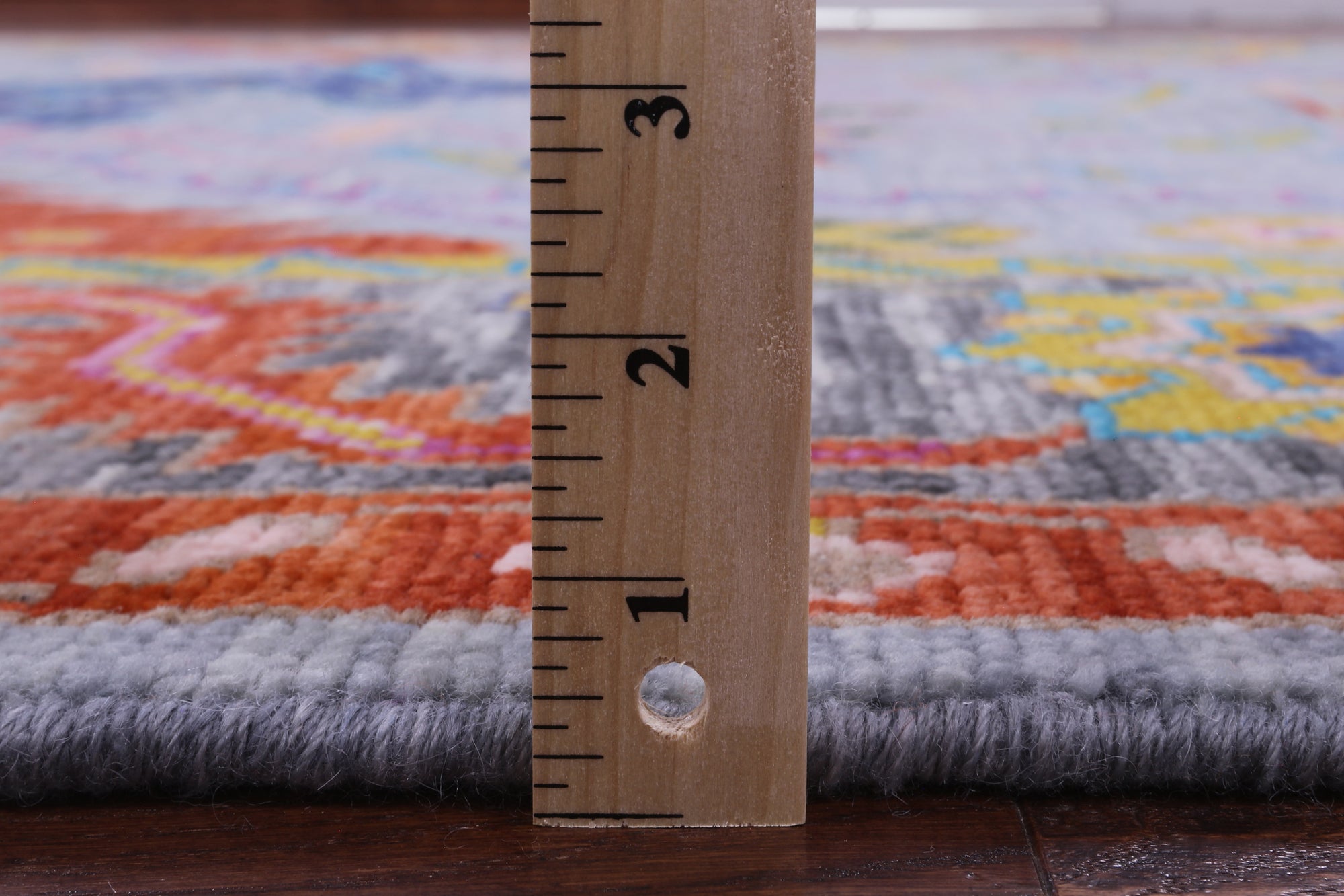 Kazak Hand Knotted Wool Rug - 9' 1" X 11' 10" - Golden Nile