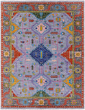 Kazak Hand Knotted Wool Rug - 9' 1" X 11' 10" - Golden Nile