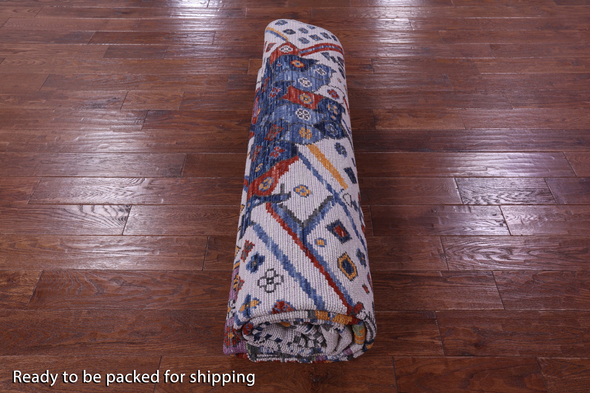 Ivory Tribal Moroccan Handmade Wool Rug - 8' 1" X 10' 2" - Golden Nile