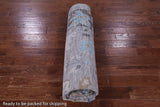 Grey Turkish Oushak Hand Knotted Wool Rug - 8' 0" X 9' 11" - Golden Nile