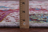Geometric Persian Mamluk Hand Knotted Wool Rug - 5' 11" X 9' 2" - Golden Nile
