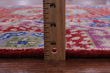 Geometric Persian Mamluk Hand Knotted Wool Rug - 4' 0" X 6' 2" - Golden Nile
