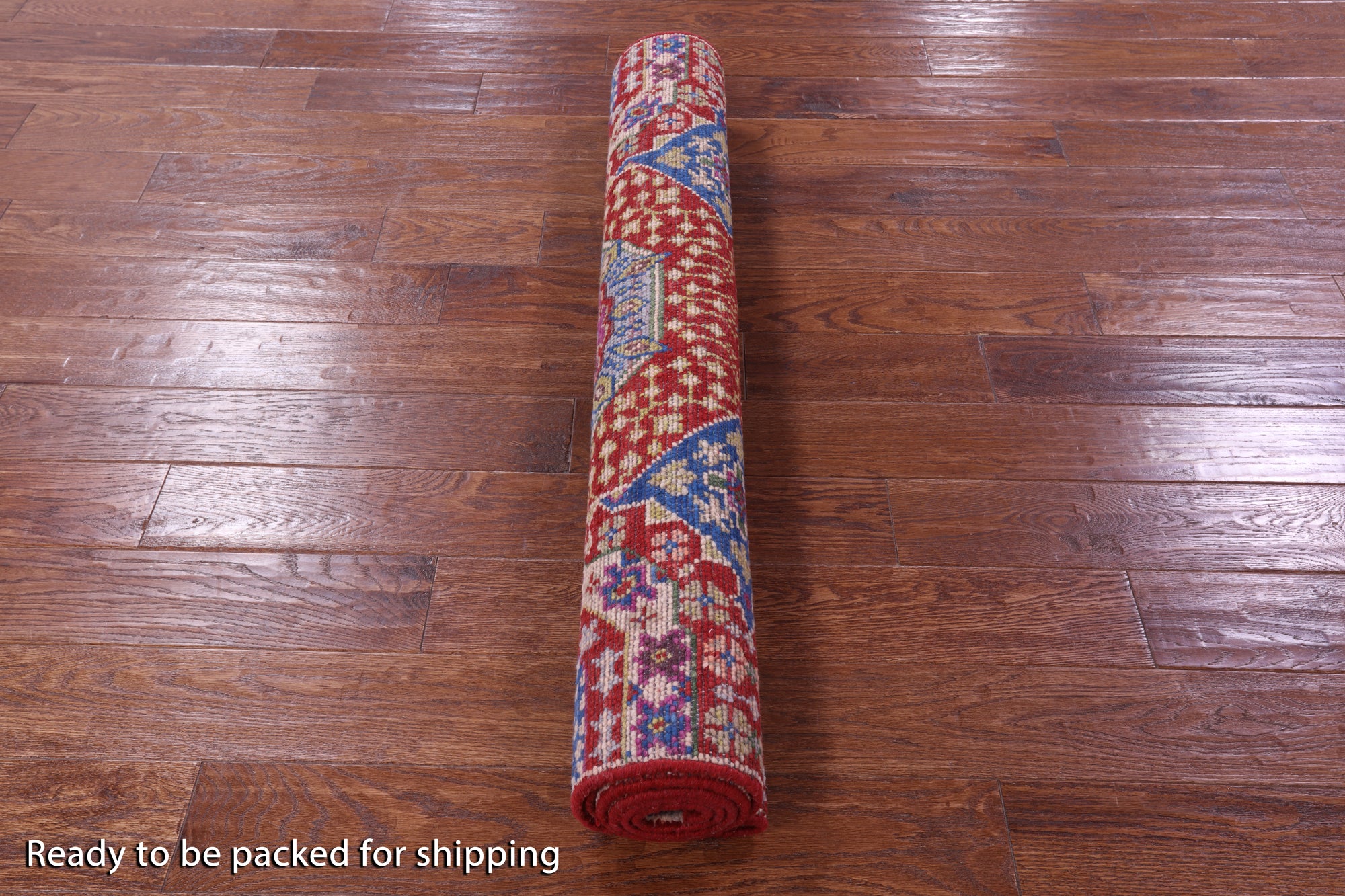 Geometric Persian Mamluk Hand Knotted Wool Rug - 4' 0" X 6' 2" - Golden Nile