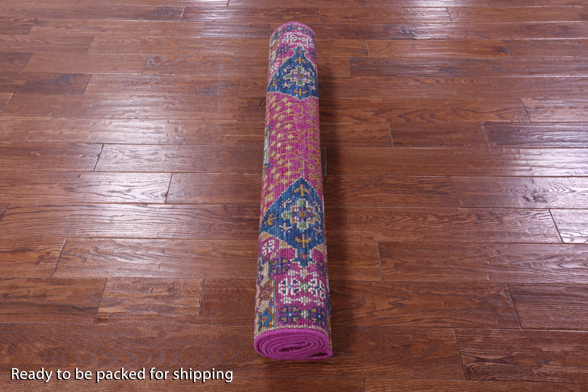 Geometric Persian Mamluk Hand Knotted Wool Rug - 4' 0" X 6' 2" - Golden Nile