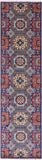 Geometric Persian Mamluk Hand Knotted Wool Runner Rug - 2' 7" X 10' 0" - Golden Nile