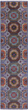 Geometric Persian Mamluk Hand Knotted Wool Runner Rug - 2' 7" X 10' 3" - Golden Nile