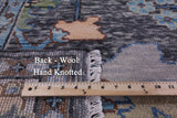 Grey Turkish Oushak Hand Knotted Wool Rug - 8' 3" X 10' 2" - Golden Nile
