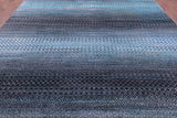 Savannah Grass Hand Knotted Wool & Silk Rug - 10' 1" X 13' 9" - Golden Nile