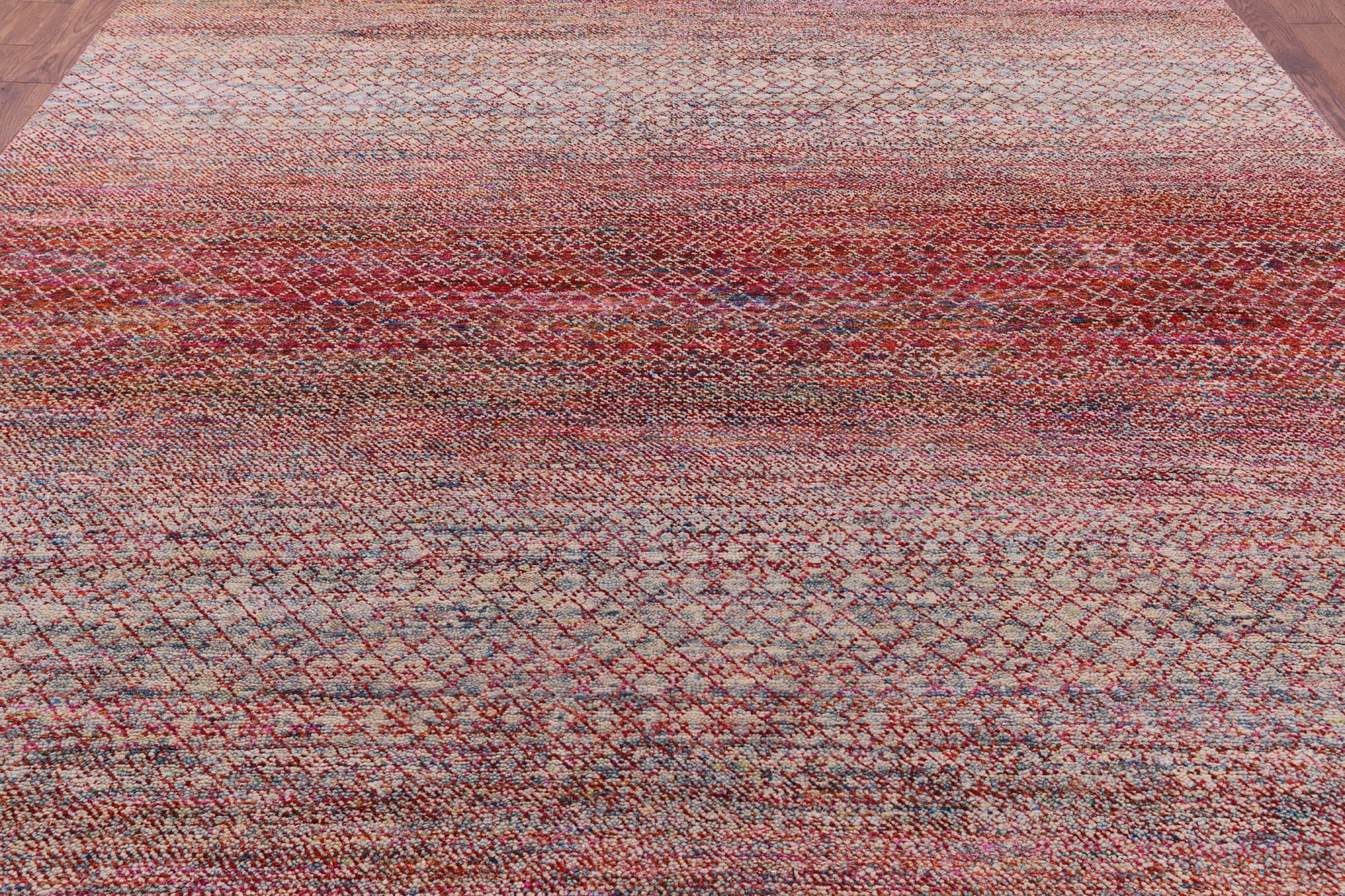 Savannah Grass Hand Knotted Wool & Silk Rug - 9' 3" X 11' 10" - Golden Nile
