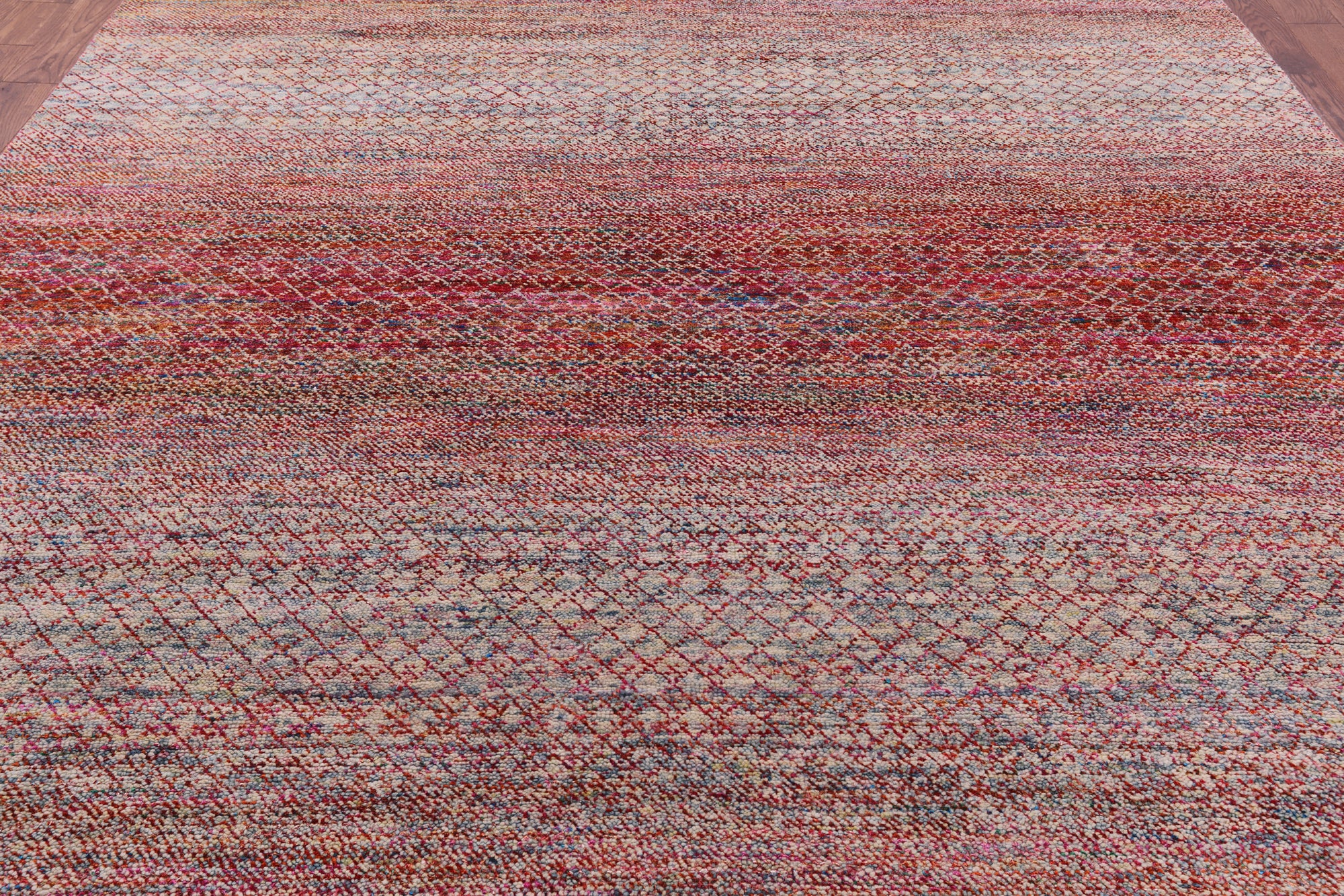 Savannah Grass Hand Knotted Wool & Silk Rug - 9' 3" X 11' 10" - Golden Nile