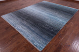 Savannah Grass Hand Knotted Wool & Silk Rug - 7' 10" X 10' 2" - Golden Nile
