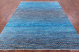 Savannah Grass Hand Knotted Wool & Silk Rug - 8' 2" X 9' 11" - Golden Nile