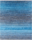 Savannah Grass Hand Knotted Wool & Silk Rug - 8' 2" X 9' 11" - Golden Nile
