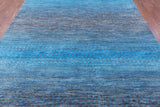 Savannah Grass Hand Knotted Wool & Silk Rug - 8' 2" X 9' 11" - Golden Nile