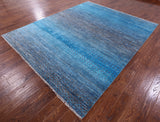 Savannah Grass Hand Knotted Wool & Silk Rug - 8' 2" X 9' 11" - Golden Nile