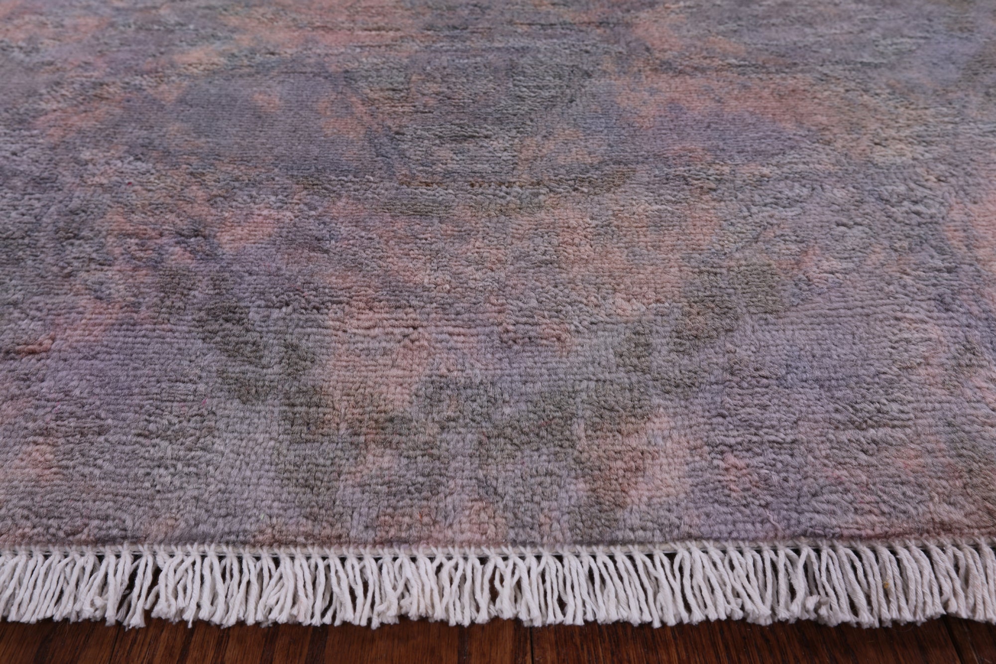 Square William Morris Hand Knotted Wool Area Rug - 9' 0" X 9' 0" - Golden Nile
