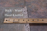 Square William Morris Hand Knotted Wool Area Rug - 9' 0" X 9' 0" - Golden Nile