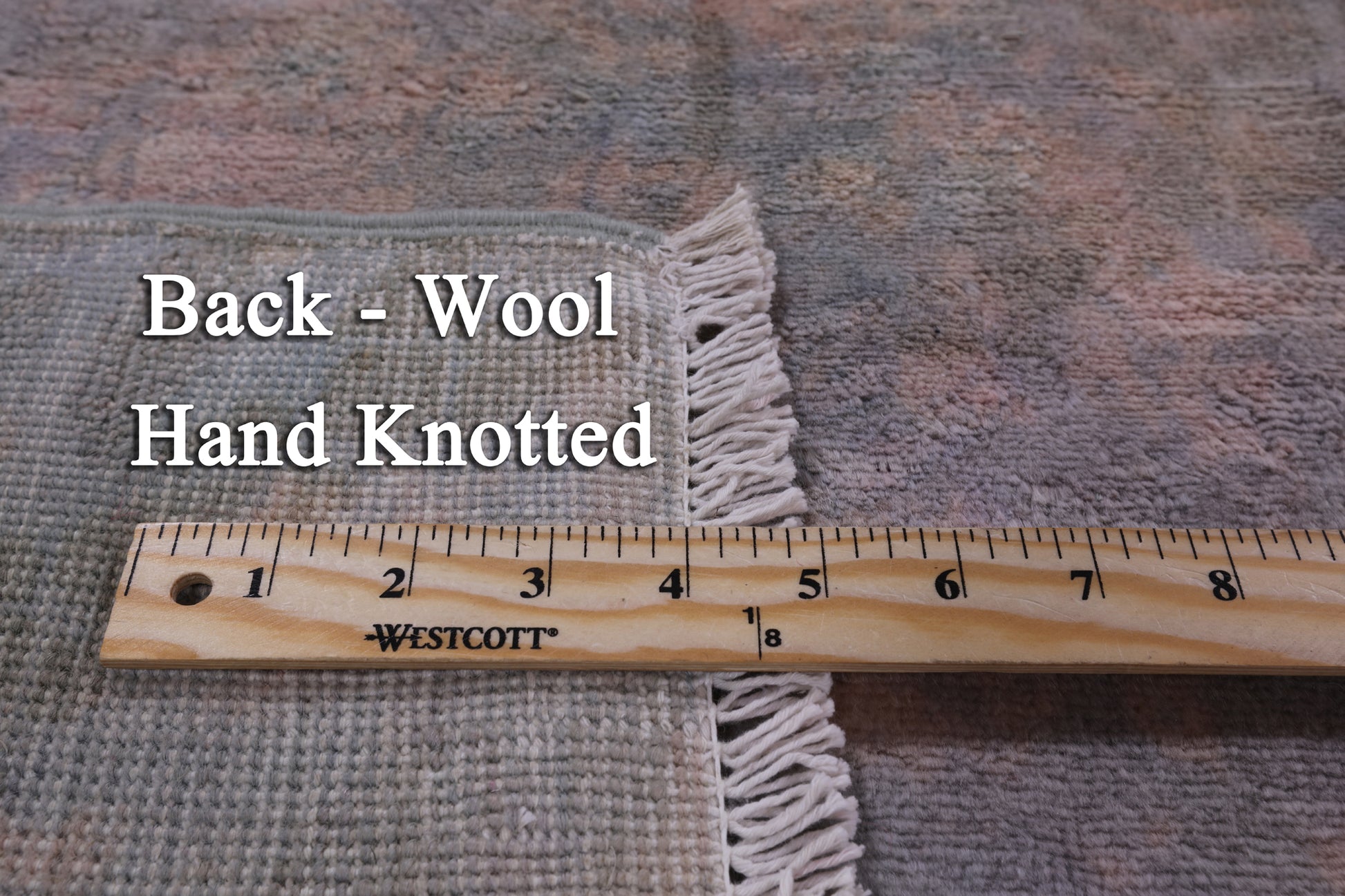 Square William Morris Hand Knotted Wool Area Rug - 9' 0" X 9' 0" - Golden Nile