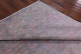 Square William Morris Hand Knotted Wool Area Rug - 9' 0" X 9' 0" - Golden Nile