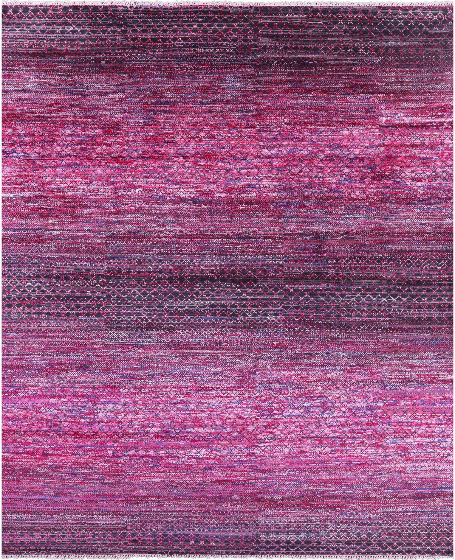 Savannah Grass Hand Knotted Wool & Silk Rug - 8' 1" X 10' 0" - Golden Nile