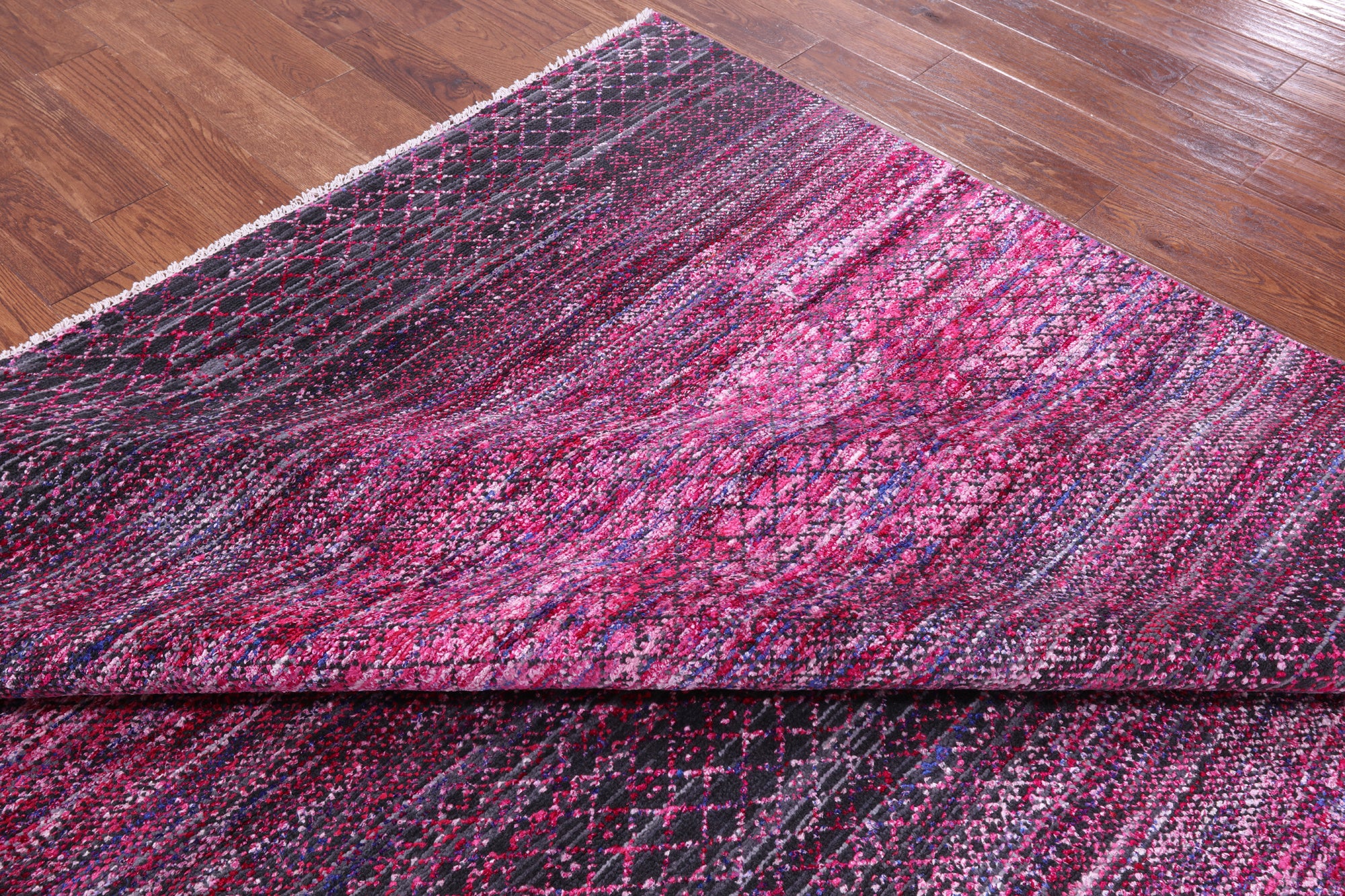 Savannah Grass Hand Knotted Wool & Silk Rug - 8' 1" X 10' 0" - Golden Nile